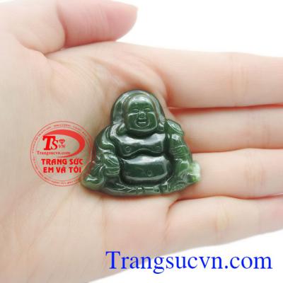 Mặt Phật Di Lặc Nephrite đẹp.