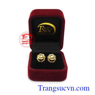 Hoa tai vàng đài các được kiểm định chất lượng khách hàng có thể hoàn toàn yên tâm