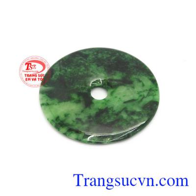 Mặt đồng xu cẩm thạch phát tài