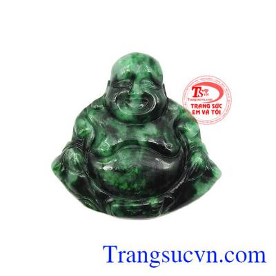 Mặt Di Lặc Cẩm Thạch Phú Quý được chạm khắc công nghệ cao từ ngọc cẩm thạch thiên nhiên