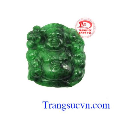 Mặt Di Lặc Jadeite Cát Lộc