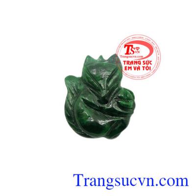 Mặt hồ ly ôm hoa Jadeite