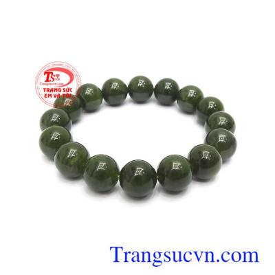 Chuỗi tay Nephrite may mắn 12 ly