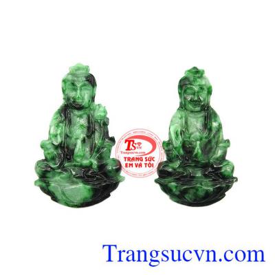 Mặt Jadeite Phật quan âm thiên nhiên