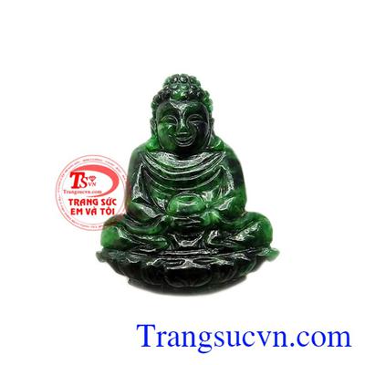 Mặt phật a di đà giác ngộ được chế tác từ ngọc cẩm thạch thiên nhiên