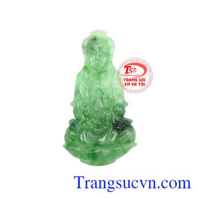 Mặt Jadeite Phật quan âm bác ái được chế tác tinh tế bằng công nghệ cao được nhiều người ưa thích và lựa chọn