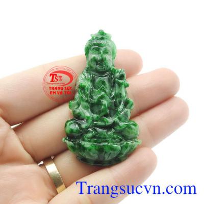 Mặt Jadeite Phật quan âm phúc lộc