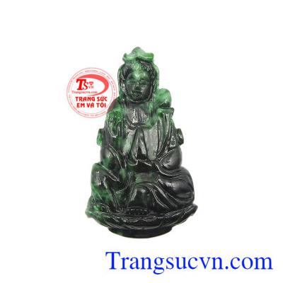 Mặt Jadeite Phật quan âm an lành