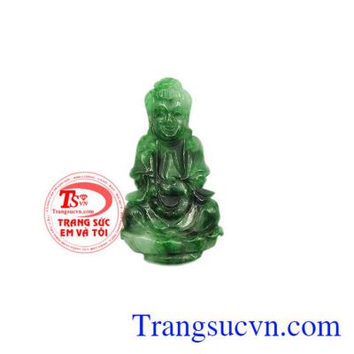 Mặt Phật Quan Âm cẩm thạch an lành.