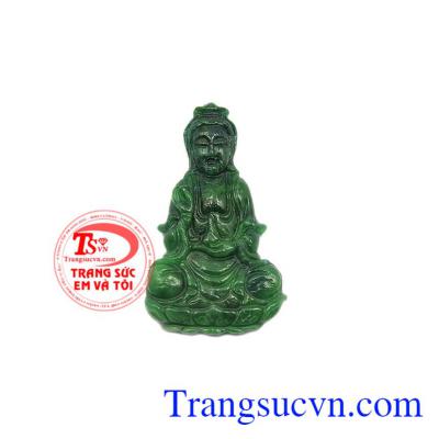 Mặt Phật Quan Âm cẩm thạch an lành.