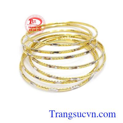 Vòng tuần vàng 10k thời trang sản xuất trên công nghệ cao cấp, mẫu mã đẹp, tinh xảo và sắc nét
