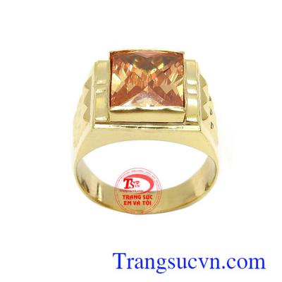 Nhẫn nam đính đá sang trọng là dòng sản phẩm rất được phái mạnh ưa chuộng, tôn lên nét cá tính, mạnh mẽ và thời trang