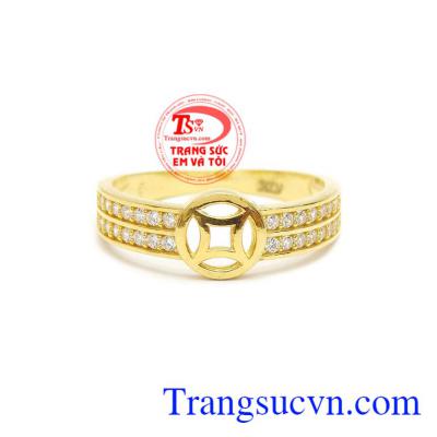 Nhẫn kim tiền mang đến vẻ đẹp chững chạc, thanh lịch cho người phụ nữ của bạn
