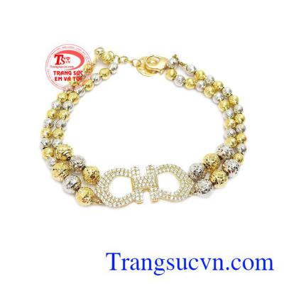 Lắc tay nữ 10k đẹp được chế tác bằng công nghệ cao đẹp, tinh xảo, chất lượng vàng đảm bảo