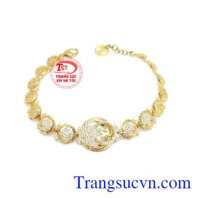Lắc tay nữ LV 10k được sản xuất theo công nghệ cao của Italy
