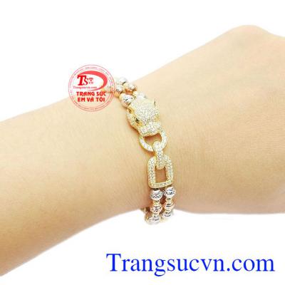 Lắc tay nữ vàng 10k cá tính