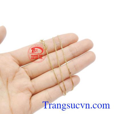 Dây chuyền nữ Italy 10k đẹp
