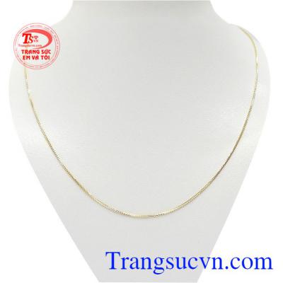 Dây chuyền nữ Italy 10k đẹp được nhập khẩu trực tiếp từ Ý