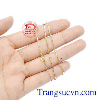 Dây chuyền Italy 10k nữ tính