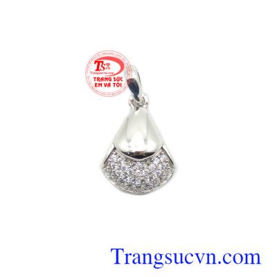 Mặt dây Korea vàng trắng xinh xắn vàng 10k nhập khẩu nguyên chiếc, kiểu dáng đẹp, chất lượng cao, mặt dây chuyền nữ