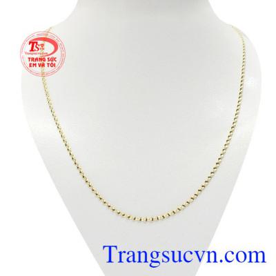 Dây chuyền Italy 10k chất lượng chế tác bền đẹp được nhập khẩu từ Italy