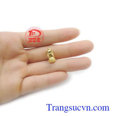 Mặt dây vàng tây tỳ hưu bình an