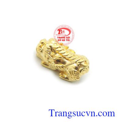 Mặt dây tỳ hưu may mắn 10k phù hợp làm mặt vòng tay, mặt dây chuyền đeo đẹp, thời trang và sang trọng, là món quà ý nghĩa dành tặng người yêu thương