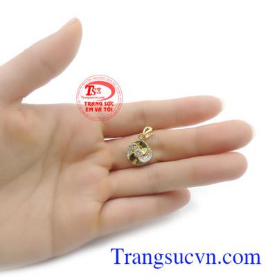 Mặt dây chuyền 10k chế tác công nghệ cao, bảo hành 06 tháng