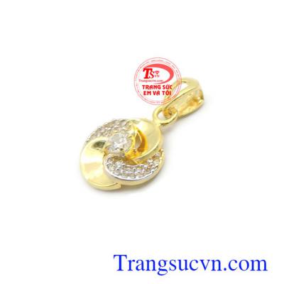 Mặt dây nữ vàng 10k thời thượng