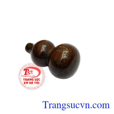 Hồ lô đá mắt hổ được làm từ đá mắt hổ nguyên chất 