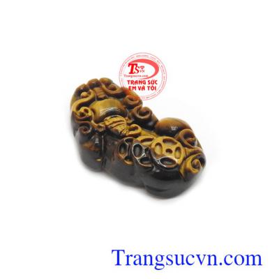 Mắt hổ mặt tỳ hưu là linh vật được ưa chuộng bậc nhất trong phong thủy, có tác dụng giải trừ tà khí, chiêu tài lộc, bình an và may mắn cho người đeo