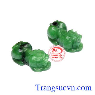 Tỳ hưu ngọc cẩm thạch thiên nhiên