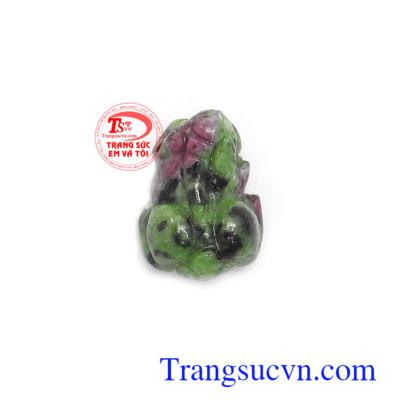 Tỳ hưu màu xanh đỏ chạm khắc đẹp, chất lượng cao, màu sắc tươi sáng