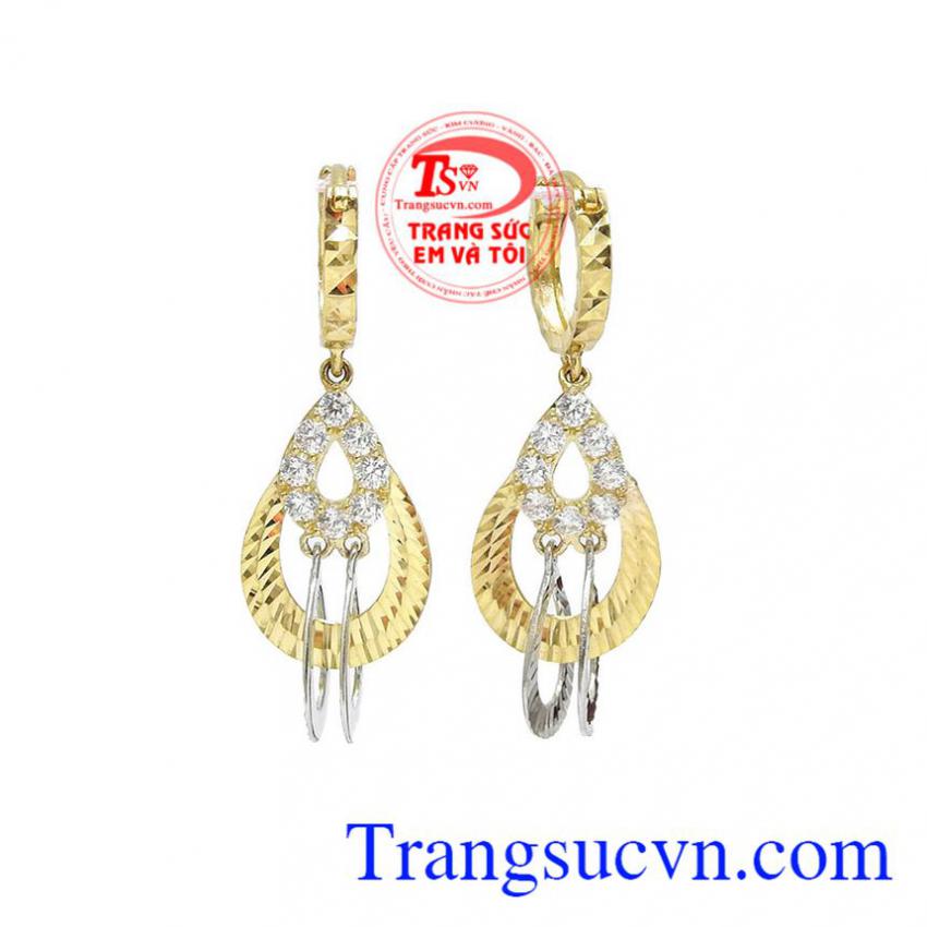 Hoa tai vàng công nương