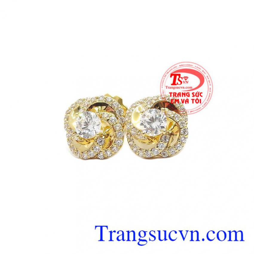 Bông tai hoa bốn cánh