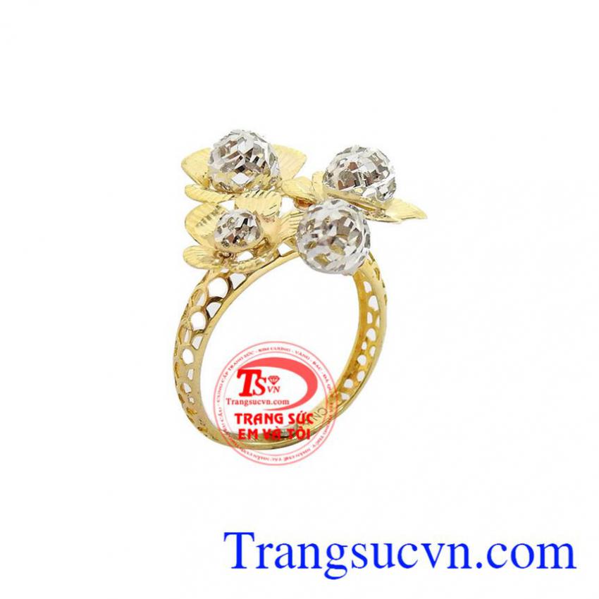 Nhẫn nữ hoa vàng 10k