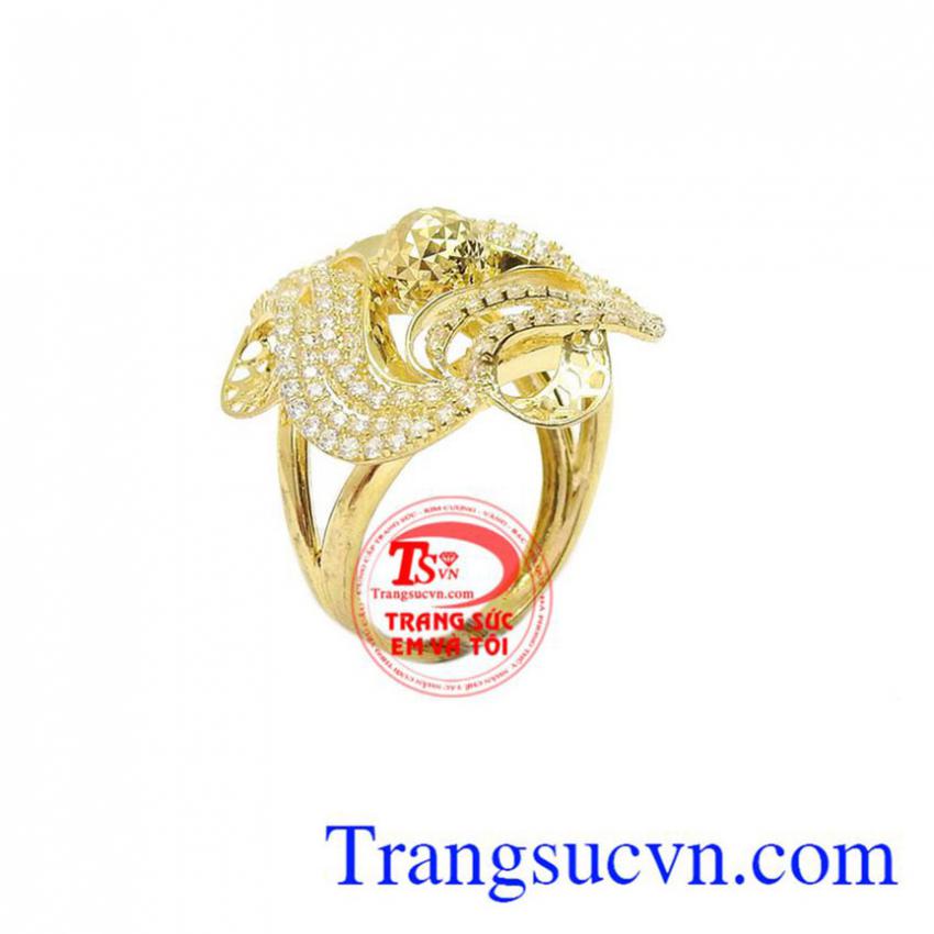 Nhẫn nữ vàng 10k trang nhã