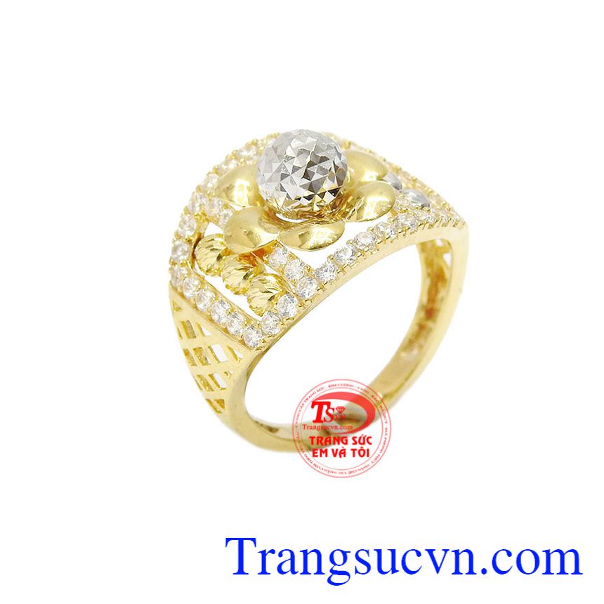 Nhẫn nữ vàng 10k thời trang