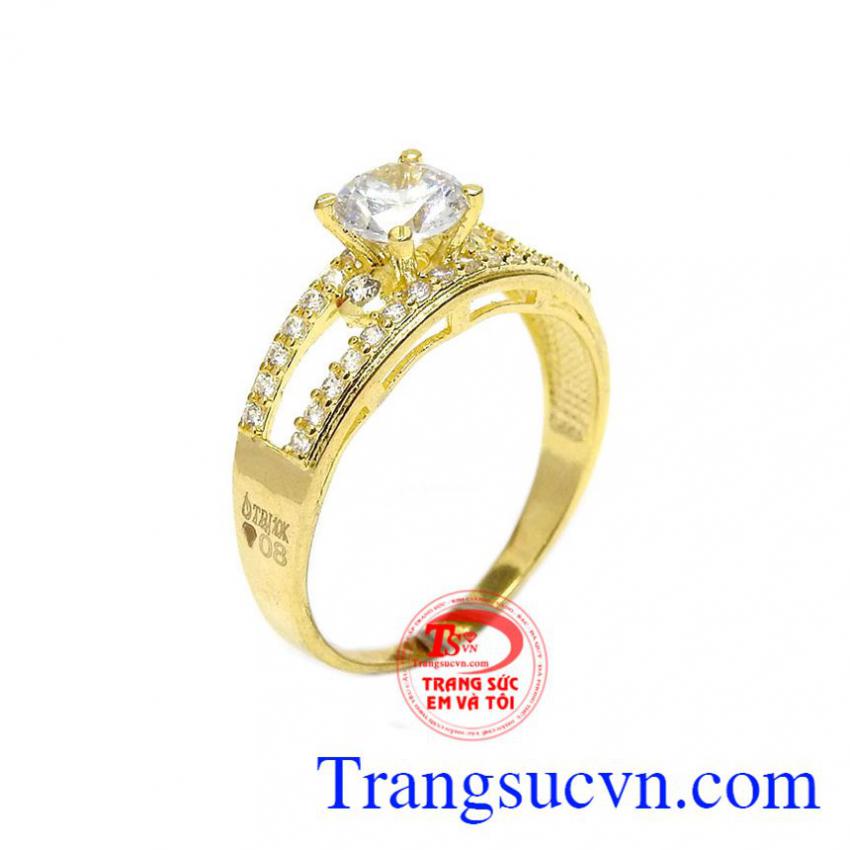 Nhẫn nữ cá tính vàng 10k
