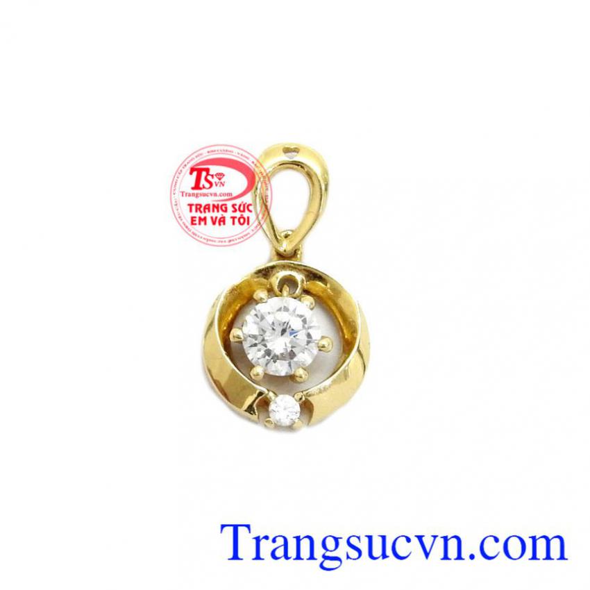 Mặt dây chuyền nữ dịu dàng 18k