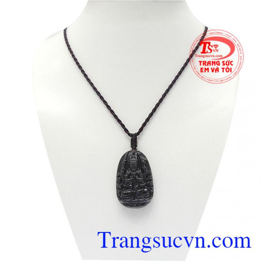 Phật bản mệnh đá Obsidian tuổi tý