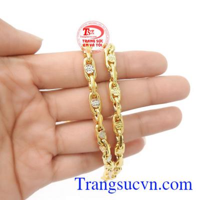 Dây chuyền vàng Italy 18k