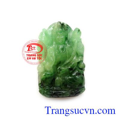 Phật quan âm quốc bảo được chế tác từ ngọc cẩm thạch thiên nhiên