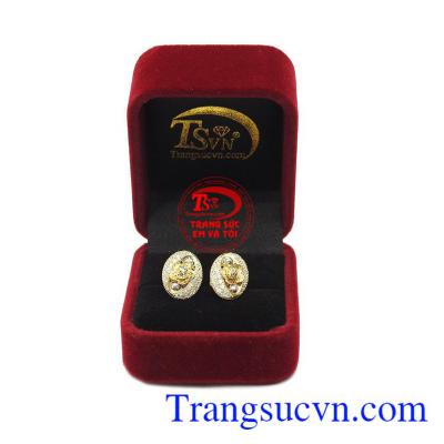 Bông tai hoa năm cánh đẹp, bảo hành 6 tháng.