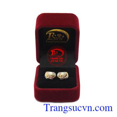 Hoa tai đẹp vàng 10k, bảo hành 6 tháng.