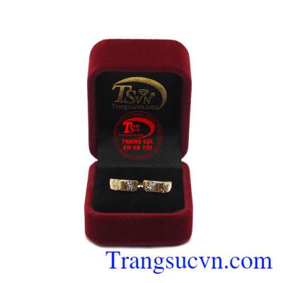 Hoa tai sang trọng vàng 10k đẹp, bảo hành 6 tháng, giao hàng trên toàn quốc.