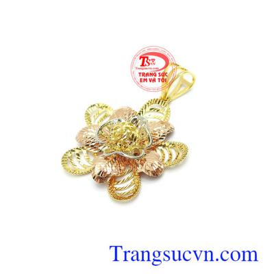 Mặt nữ vàng 10k chế tác công nghệ Italy mang lại nét quý phái, thời trang và đẳng cấp cho phái đẹp