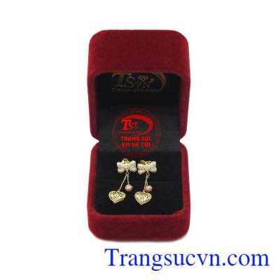 Hoa tai vàng xinh xắn vàng 10k bảo đảm, chất lượng.