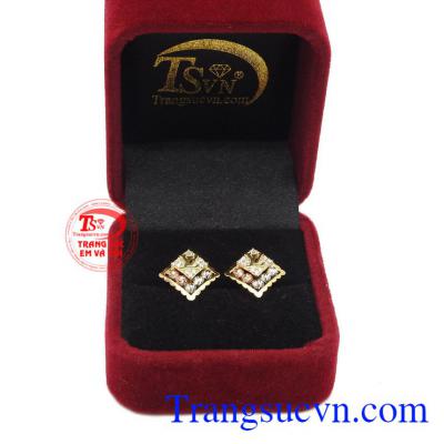 Hoa tai LV vàng 10k đẳng cấp