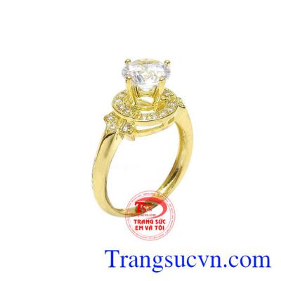 Nhẫn nữ vàng 10k đẳng cấp mang vẻ đẹp không thể trộn lẫn, khi sử dụng món trang sức này bạn dường như đang tỏa sáng và khác biệt giữa tất cả đám đông